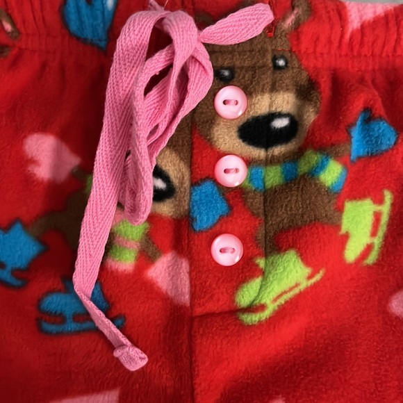 SO Intimates Red Christmas Reindeer Pajama Set Size Small - Picture 6 of 7